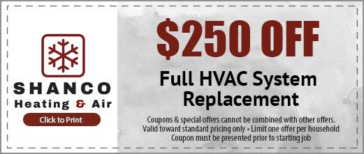 $250 Off Full HVAC Systems Replacement