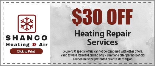 $30 Off Heating Repair Services