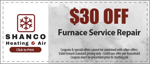 $30 Off Furnace Service Repair